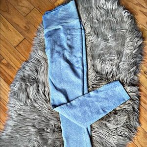 Baby Sky Blue Double Side Pocket Leggings